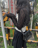 Miru Buckle Square Leather Bag