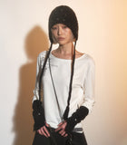 BOAT NECK GRAPHIC LONG SLEEVE T-SHIRT