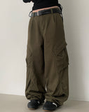 Hoku Pintuck Low Cargo Pants