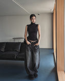 Luffy Laser Balloon Denim Pants