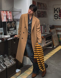 Label overfit single coat
