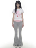 END OF TIME BERRY Slim Short Sleeve Tee