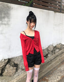 Huben Ribbed Long Sleeve Cardigan