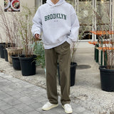 Overfit Double Layer Brooklyn Hoodie