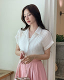Ethel Cool Linen Roll-up Short Sleeve Shirt