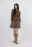 Amer strap suede boots
