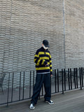 KL Stripe Button Knit