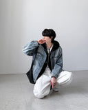 Mark Non Collar Denim Jacket