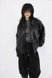 Berin Leather Blouson Jacket