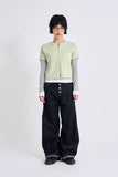Melo soft short sleeve cardigan