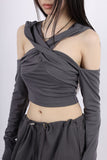 X Hood Bra Top Set