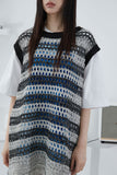ethnic knit vest