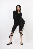 Wavy foam cardigan