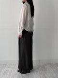 Pastel Tie See-Through Blouse