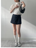 Puff Organza Half Blouse