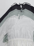 Rose Frill Loose Fit Blouse