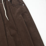 Cozy Corduroy One-Tuck Pants