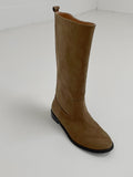 Western Suede Middle Boots