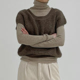 Cashmere V-neck Knit Vest