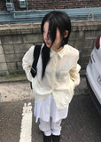 PLEATED LAYERED SKIRT PANTS