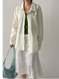 Posty Poplin Cotton Over Fit Shirt