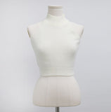 Merel Half-Neck Halter Off-Shoulder Knit Set