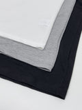 Boatneck Button Loose Fit T-shirt