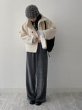 Ad Symbol V-Neck Loose-Fit Knit