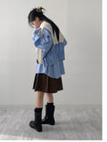 Nasty Midi Pleated Skirt