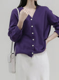 Eder V-neck Cashmere Cardigan