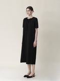 Ribbon Button Long One Piece