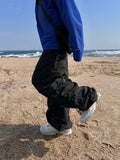 Crunch Side Shirring Pants