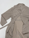 Trench Mock Neck Belted Long One Piece