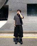 Rev Deep Dyeing Cargo Bermuda Pants