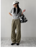 [unisex] Wave Dyeing Wide Denim Pants