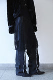 Tri fringe denim
