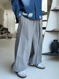 Multi-Tuck Nylon Balloon Pants