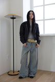 Suede big belt