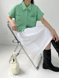 New Tapt Big Pocket Cropped Shirt