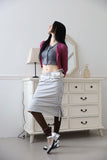 Eyelet one-piece skirt