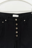 Button-fly Curved Pants