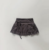 named strap frill skirt
