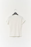 (W) Cherry Dot Button Top