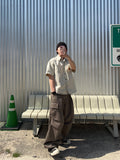 Oxford Balloon Cargo Pants