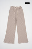 Eronis striped banding pants
