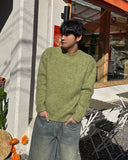 Leun Round Mohair Knit