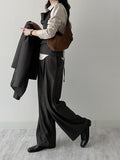 Lake Pleated Wide Slacks