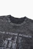 Stone roses crop long sleeve