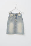 (W) Lit Denim Skirt