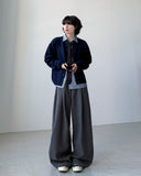 Mason Pintuck Wide Slacks